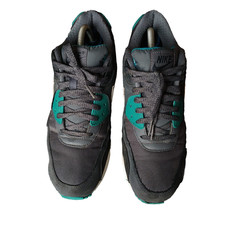 Nike Air Max 90 Essential Dark GreyWhite-Anthracite-Tropical Teal 537384-010 Sz7