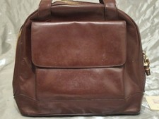 GUCCI Shoulder Bag Bamboo Bridle Leather Brown 