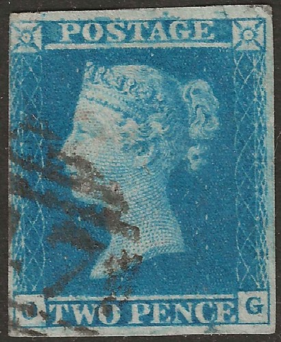 1841 two penny blue - penny,