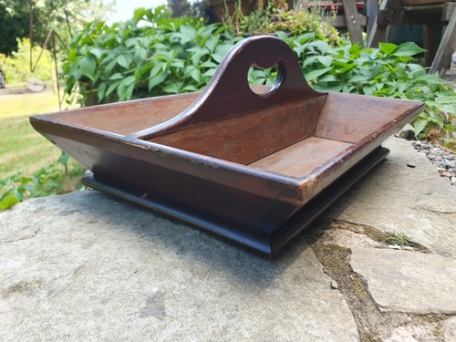 Antique pine cutlery tray