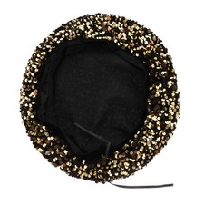  Sequined Beret Sparkly
