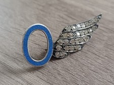 WW2 Royal Air Force RAF Observer Airman Silver and Enamel Sweetheart Brooch
