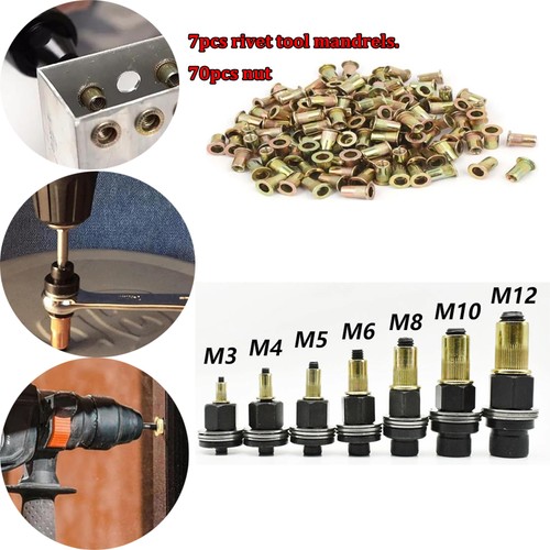 77x rivet nut kit with - 77x,