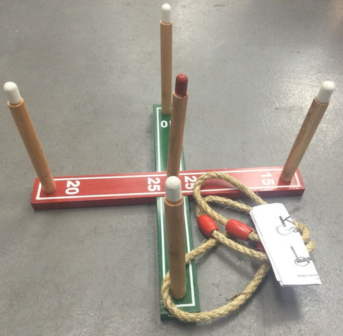 Wooden ring toss game indoor - wooden,