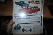 FORD F100 F350 F250 FLARESIDE STYLESIDE PICKUP 223 SIX SALES ADVERTISEMENT