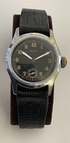 Vintage military orvin watch - military,