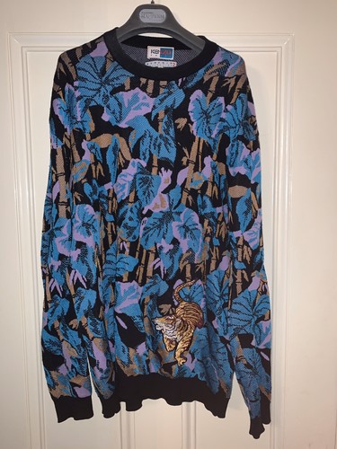 Kenzo blue sweater - blue, size