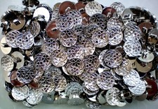 Buttons 15mm 21mm - , silver