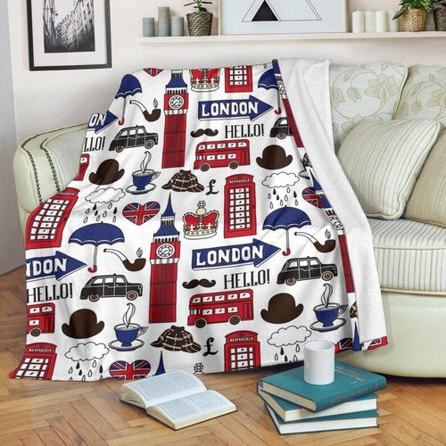 London england blanket throw - blanket,