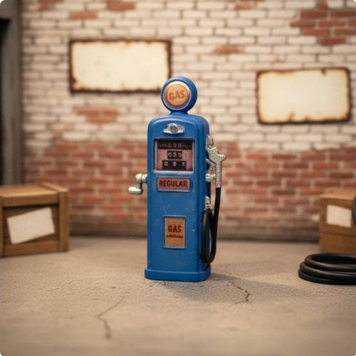 Miniature gas pump realistic - gas,
