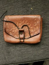 vintage belt pouch leather 