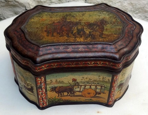 Huntley palmers biscuit tin - &,