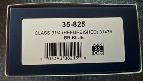 Bachmann 825 class 31 - class,