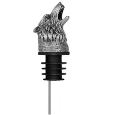 Animal Head Wine Pourer Bronze