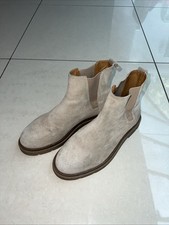 ZARA MENS BROWN SUEDE CHELSEA BOOTS 41 / 7