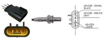 Pre Cat Lambda Sensor for Fiat 500 1.4 Abarth Esseesse 312A1.000 2011-Present