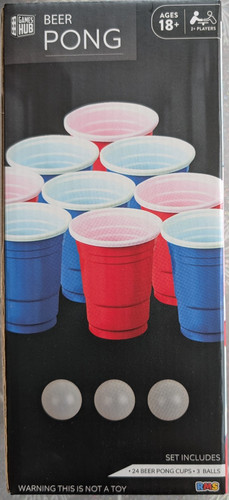 Beer pong set drinking game - pong,
