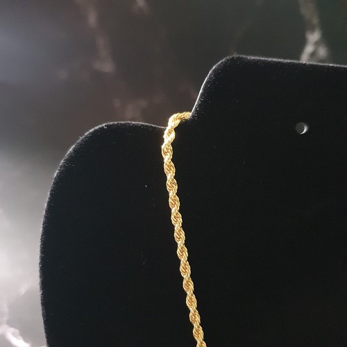 Gold rope piece set - set,, 3mm