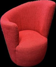 Red Curved Chair 