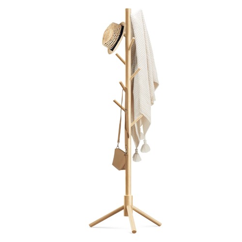Wooden coat rack stand - wooden,