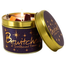Lily flame scented candle - scented, tin