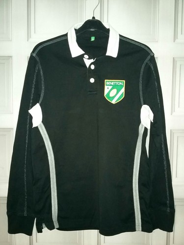 Mens benetton rugby shirt - , size