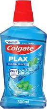 Colgate Plax Cool Mint Antibacterial Mouthwash, 500ml 500 ml (Pack of 1) 