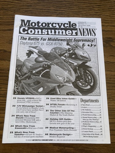 Motorcycle consumer news - motorcycle,