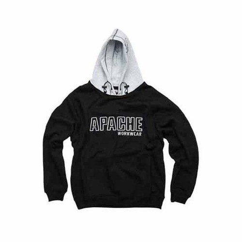 Apache black hooded - hooded, sweatshirt