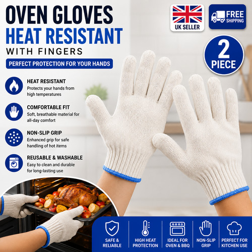 Oven gloves heat resistant - oven,