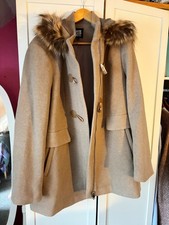 Oatmeal Duffle Coat in a Size 22 - Brand new