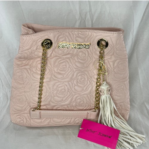 Betsey johnson pink quilted - johnson,