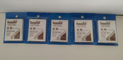 Packs hawid stamp mounts - 5,