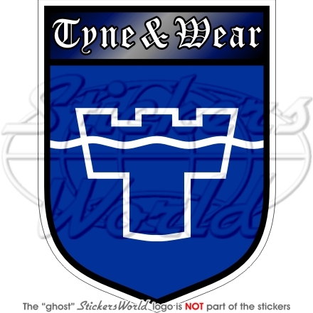 Tyne wear county shield - &,