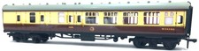 4mm/OO HORNBY DUBLO BR WR BRAKE SECOND COACH 'W34290' PLASTIC WHEELS