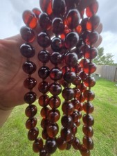 Antiqe cherry bakelite beads - cherry, beads(