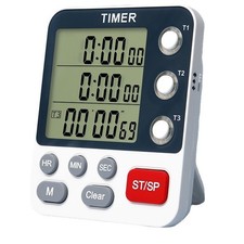 Digital Kitchen Timer Large LCD Cooking Count Down Up Alarm Hour Clock Baking