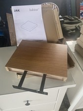 6 x Habitat Jak 30cm Floating Shelves - oak effect 