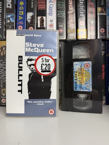 Bullitt sealed vhs - vhs, pal