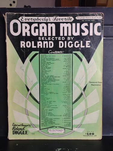 Vintage organ songbook - vintage,