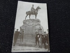 The Scots Greys Memorial Edinburgh Postcard - 100700