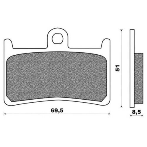 Pair brake pads yamaha - pair,