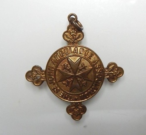 Johns ambulance medal - johns,