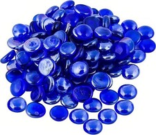 Glass Pebbles Beads Button