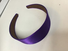 HEADBAND 4.5cm Wibe PURPLE ALICE BAND WITH GOOD GRIP ON HAIR WITH Lining