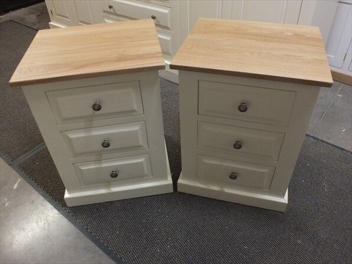 Hampshire painted bedside - x1,