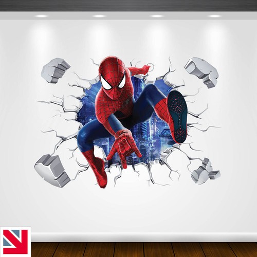 Spiderman superhero wall - superhero,