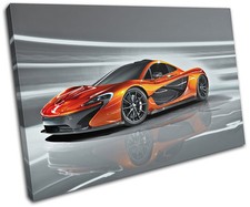 Mclaren P1 Exotic Supercar Cars SINGLE CANVAS WALL ART Picture Print