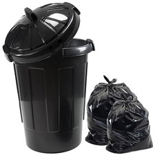 80 Litre Plastic Round Rubbish