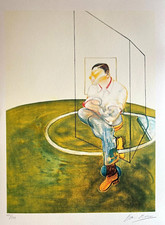 Francis Bacon Lithograph COA Original Signed op Numbered Limited To 275Ex